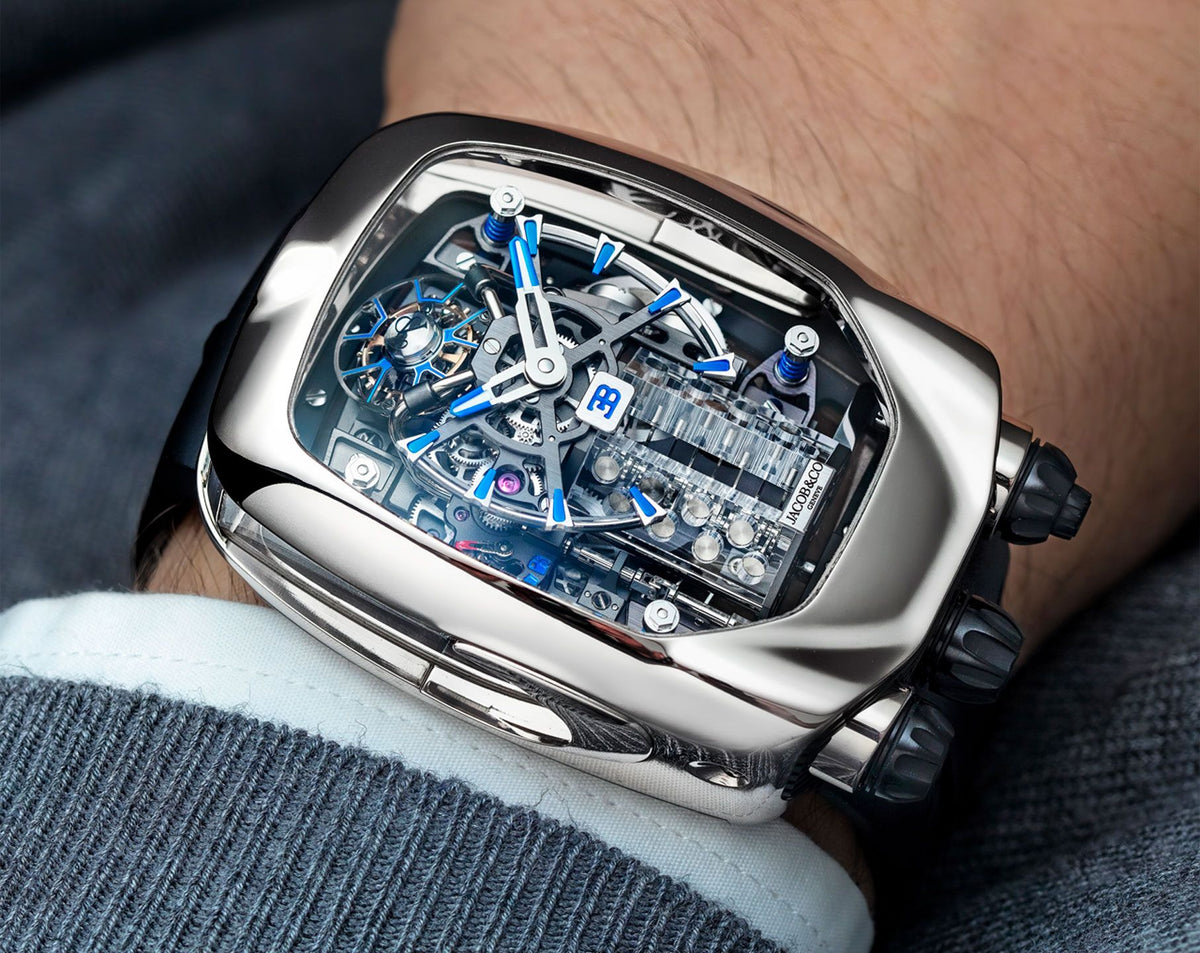 J&C Bugatti Chiron-Inspired Tourbillon Mechanical Watch